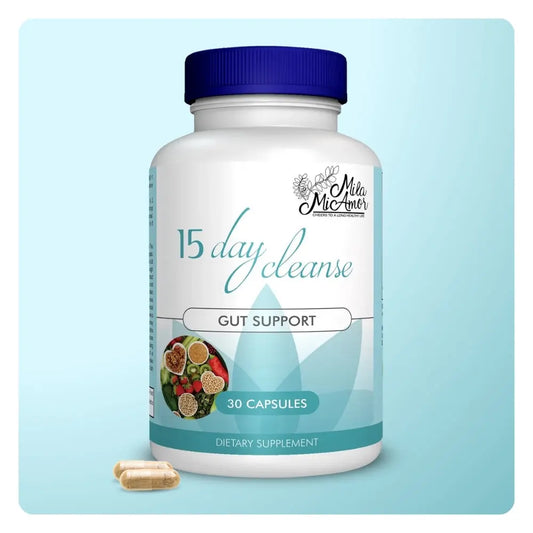 15-Day Gut and Colon Cleanse - Caffeine-Free Advanced Formula with Senna, Cascara Sagrada, and Psyllium Husk - Non-GMO - 30 Capsules