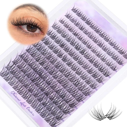 Natural DIY Lash Extension Kit - Waterproof Lash Clusters Kit C Curl 10-16Mm DIY Lash Extension