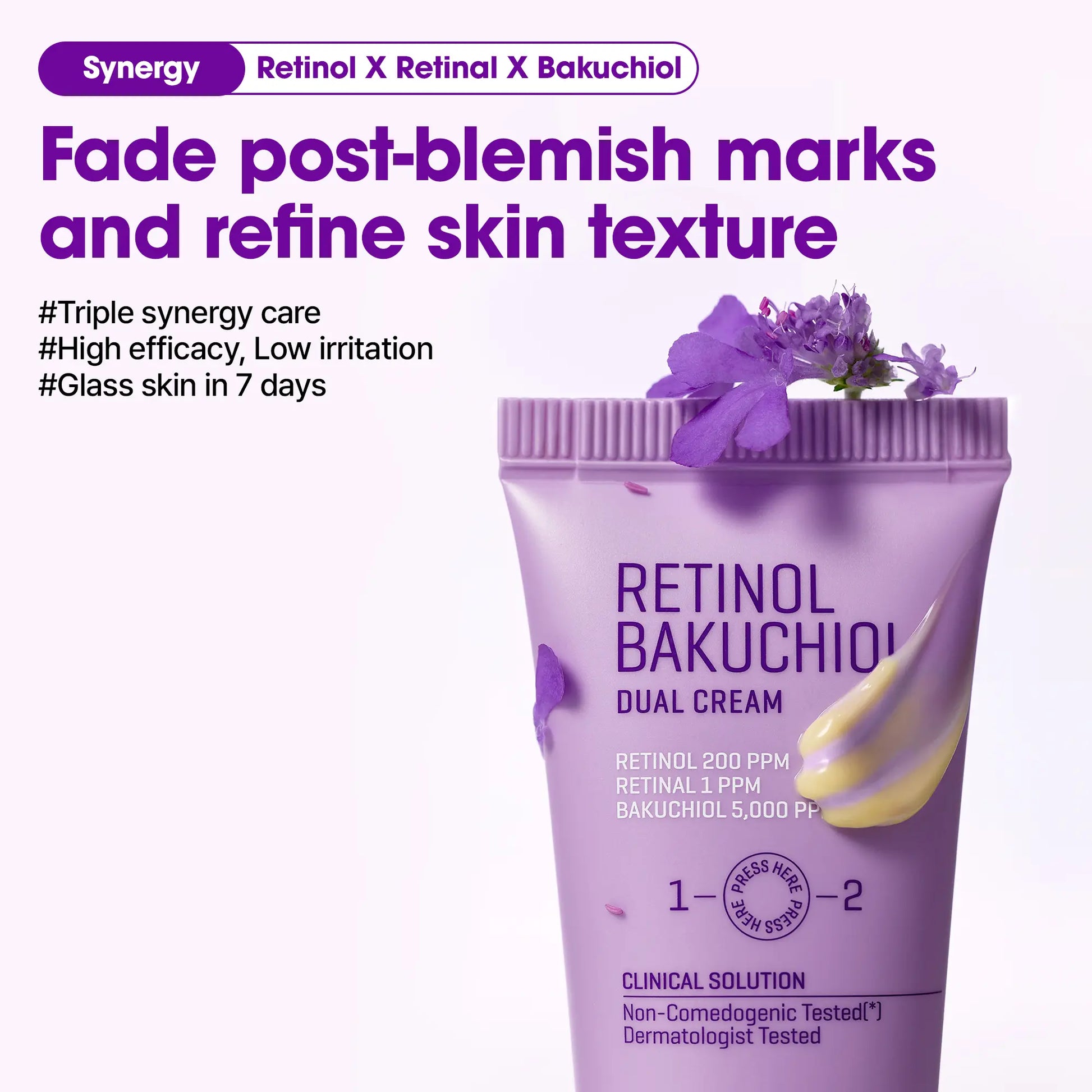 7 Days Glass Skin Retinol Set – Korean Skin Care – Retinol Serum & Collagen Cream Duo to Smooth Wrinkles, Minimize Pores & Repair Skin Barrier