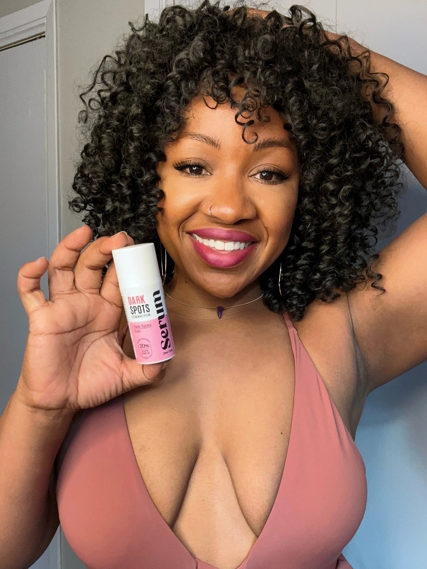 Divine Derriere RAPID Dark Spots Serum - Ultra Potent 20% Glow Formula with Kojic Acid, Peptide, Alpha Arbutin & Lactic Brightening Serum for Stubborn Dark Spots & Uneven Skin Tone, 1 Fl Oz.