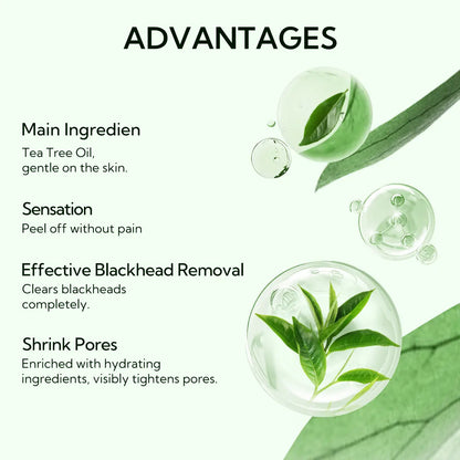 LANBENA Blackhead Remover Serum Shrink Pore Facial Serum Peeling off Mask Skincare Acne Treatment Essence 17Ml Comfort Skin Repair