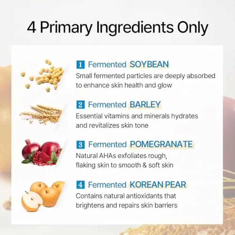 [Mixsoon Official Shop] Bean Essence 1.01 Fl.Oz / 30Ml — Exfoliating Hydrating Korean Skin Care Glass Skin Hyaluronic Acid Serum