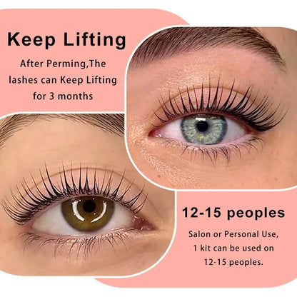 Eyelash Lift Kit, 1 Set Professional Salon Semi-Permanent Curling Eyelash Perm Kit with Lash Shields and Eye Gel Pads, Makeup Products, Makeup, Eyelash Perming Kit Cosmetic, Eyelash Fixer