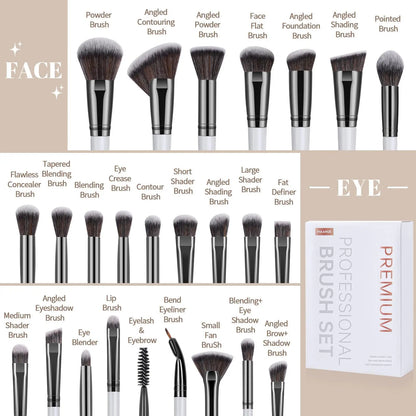 Professional Makeup Brush Set, 25Pcs/Set Makeup Brush, Multifunctional Makeup Tool for Women & Girls, Cosmetic Brush Set, Makeup Brush Kit, Multifunctional Makeup Brushes