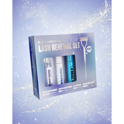 Limited Edition Lash Renewal Set, New Limited Edition Gentle Peptide Lash Enhancement, Babe Lash Gentle Eyelash Serum Set, Easy Application, Beauty Influencer Approved Starter Set