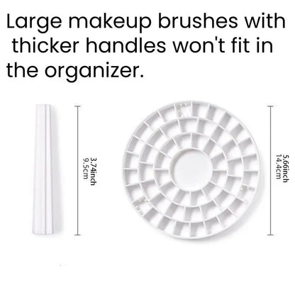 Makeup Brush Storage Rack, Multi-Grid Makeup Brush Holder, Desktop Makeup Tool Organizer, Makeup Organizer Box, Makeup Cosmetic Organizer, Beauty Organizer