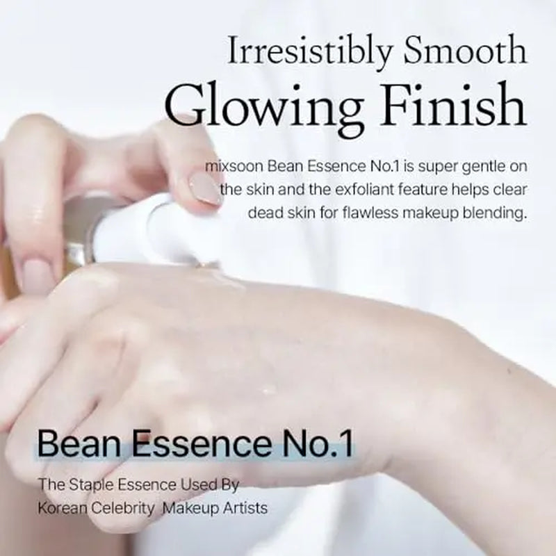 [Mixsoon Official Shop] Bean Essence 1.01 Fl.Oz / 30Ml — Exfoliating Hydrating Korean Skin Care Glass Skin Hyaluronic Acid Serum