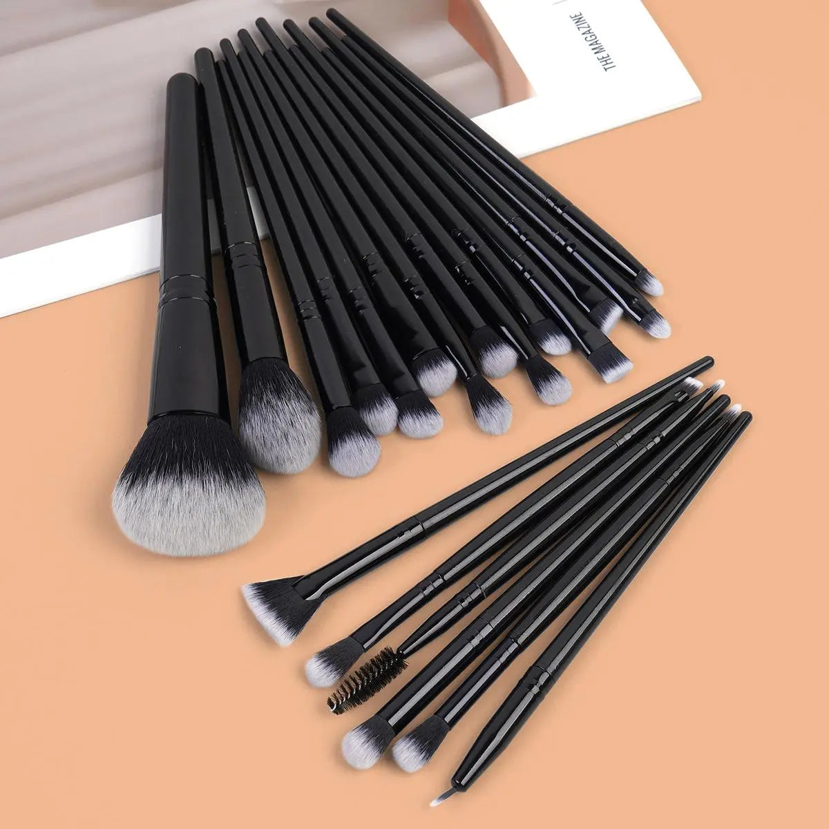 Makeup Tool Set with Storage Bag, 29Pcs/Set Makeup Brush & Powder Puff & Cleaning Tool, Cosmetic Brush Set, Makeup Tool for Beginners, with Makeup Brush Organizer