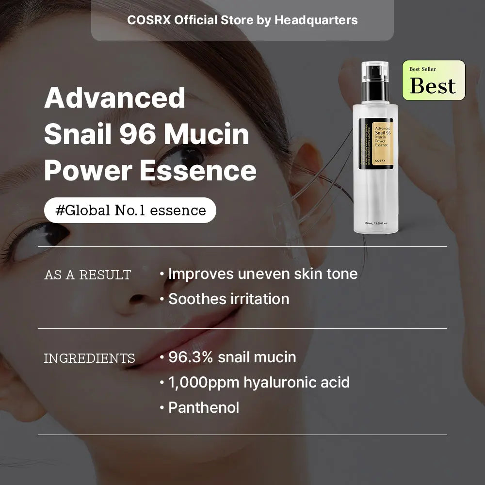 [COSRX Official] COSRX Hall of Fame Set | Low Ph Cleanser + Peptide Collagen Eye Patch + 6 Peptide Skin Booster Serum + Snail Mucin Essence & Cream + Peptide Lifting Hydrogel Mask (3Ea)
