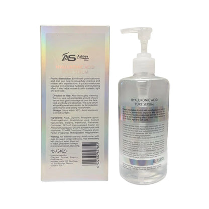 Ashley Shine Hyaluronic Acid Pure Serum - for Face and Body, 520Ml