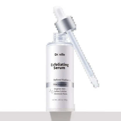 Dr.Ville Exfoliating Essence – Gentle Peeling Serum for Blackheads, Whiteheads, Large Pores & Dull Skin-C