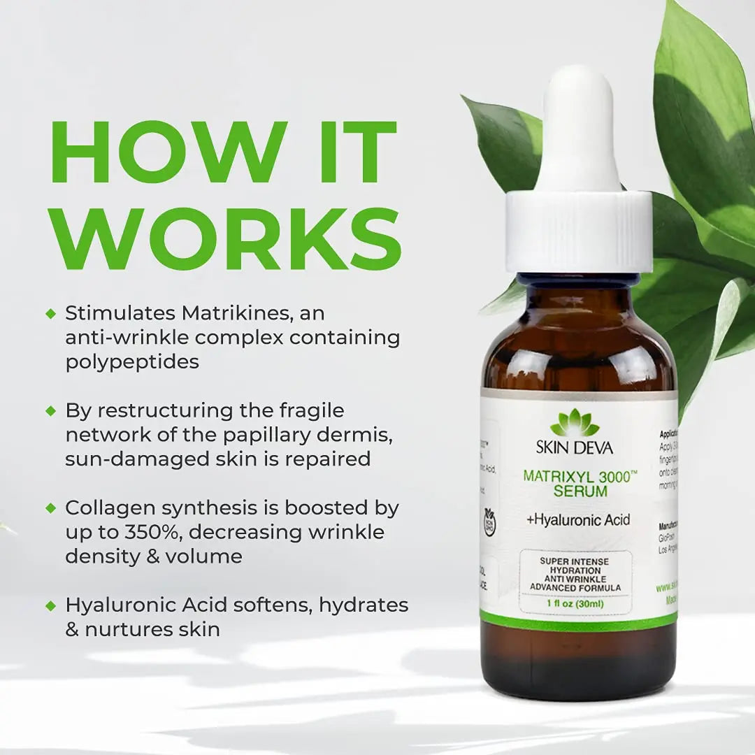 Skin Deva MATRIXYL 3000 Serum with Hyaluronic Acid | Say NO to Aging Skincare Skin Repair Comfort Skin Repair Comfort