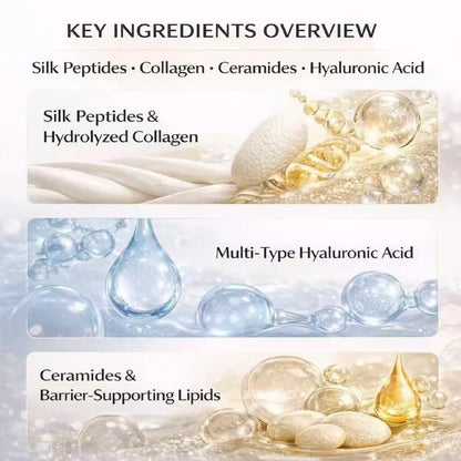 2Bottles Peptide Silk Lifting Ampoule for Face - Deep Collagen Anti-Aging Serum - Wrinkle Care & Plumping At-Home Face Lift Skincare (40Ml) Mother'S Day Gift