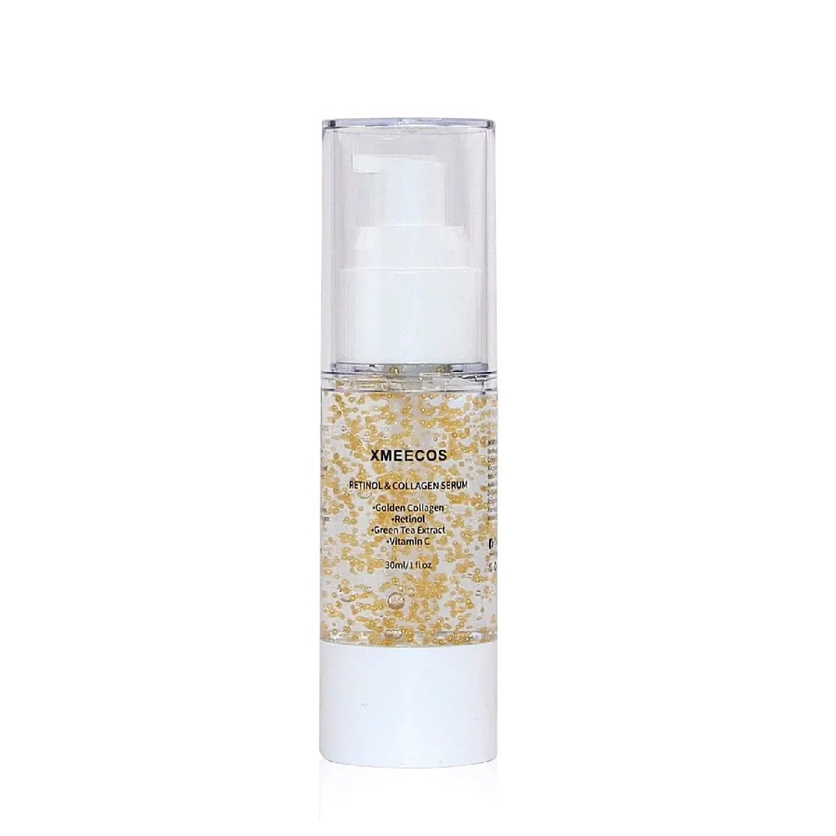 XMEECOS Retinol and Collagen Serum for Face with Collagen Balls Niacinamide Green Tea Extract Vitamin C Retinol Natural Anti-Aging Moisturizing Vitamin a Soothing and Amino Acid| Giftable| Skincare Moisturizer Skin Repair Nourishing