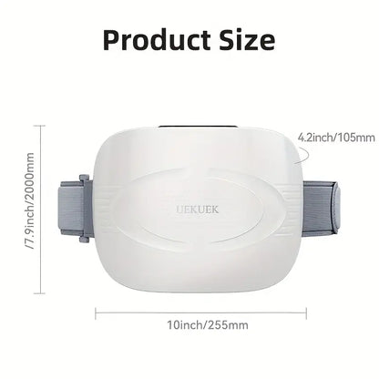 Automatic Abdominal Massager, Heated Needle Stone Abdominal Massager, Electric Massage Machine for Flat Abdomen, Waist and Abdomen Pian,Aid Digestion. Therapy Adjustable Gift Relaxing