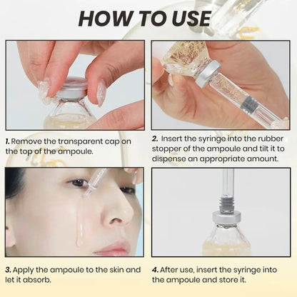 2Bottles Peptide Silk Lifting Ampoule for Face - Deep Collagen Anti-Aging Serum - Wrinkle Care & Plumping At-Home Face Lift Skincare (40Ml) Mother'S Day Gift