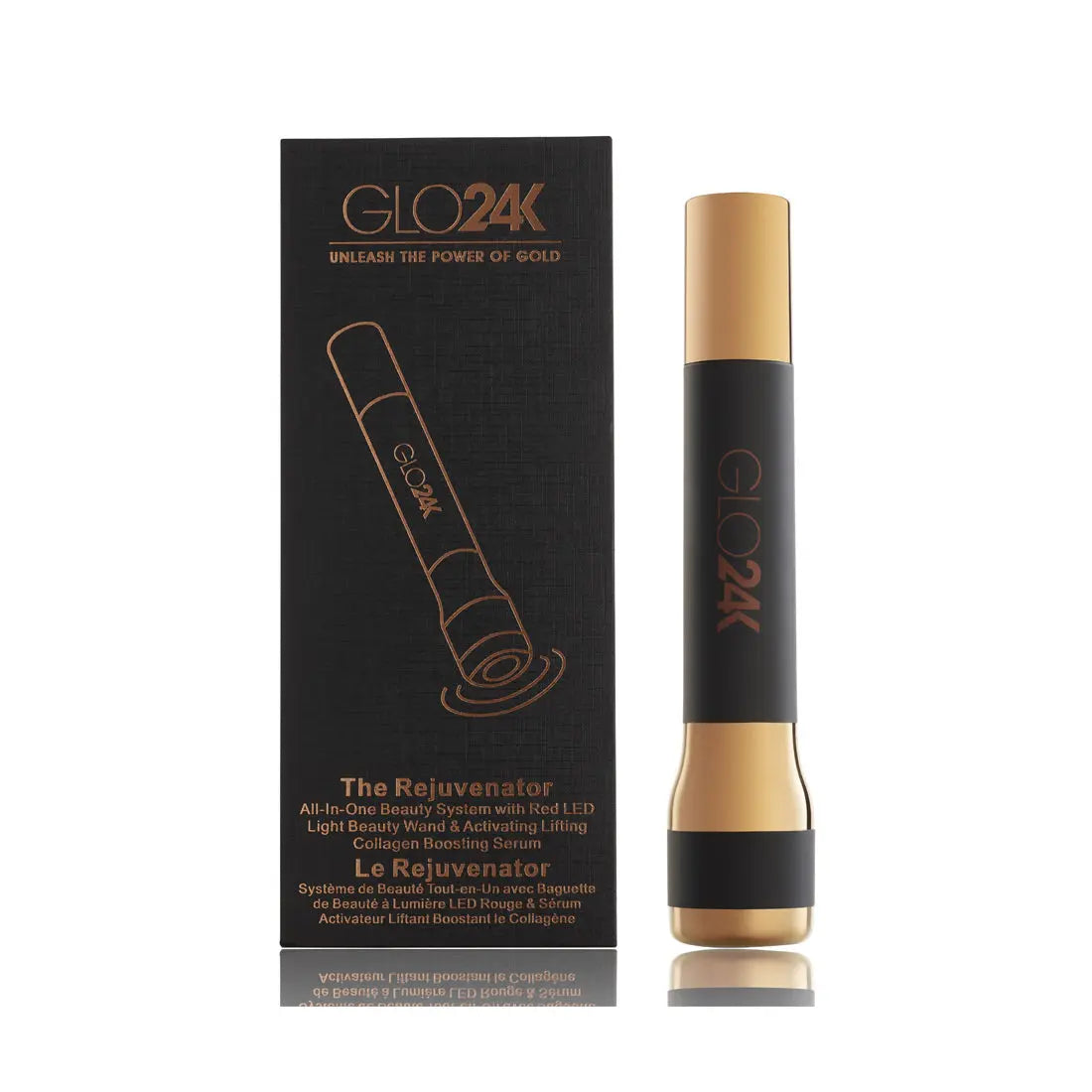 The Rejuvenator: LED Beauty Wand + Collagen Serum. All in One Beauty System