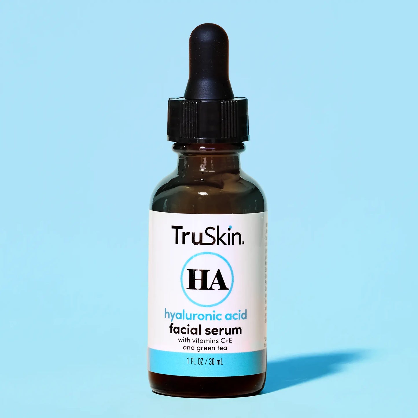 Truskin Hyaluronic Acid Serum for Face - Hydrating Moisturizer with Vitamin C & Green Tea to Restore, Plump, & Firm Skin - Dermatologist Tested - Cruelty Free - Formula Designed for Moisturizing and Ultra Hydration.