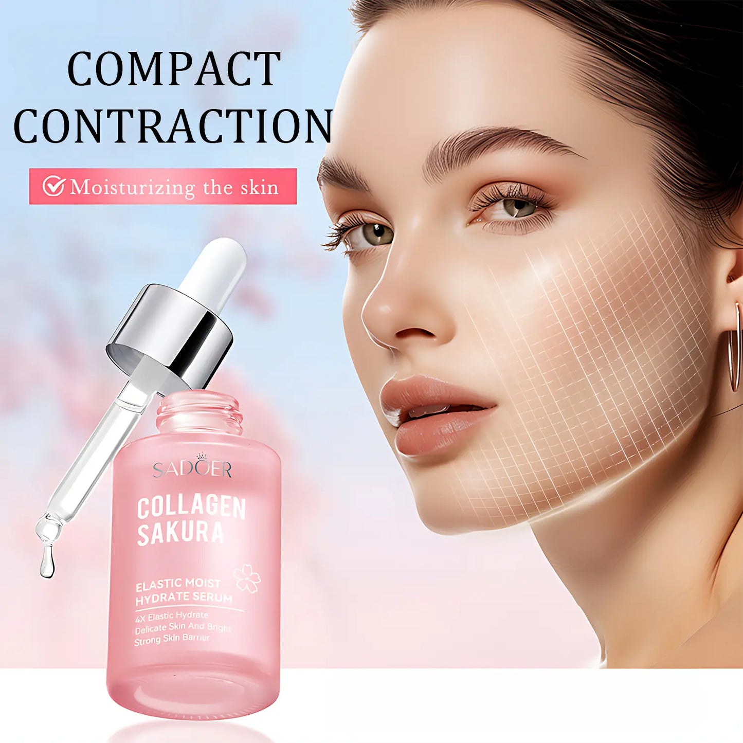 Collagen Sakura Elastic Moist Hydrate Serum