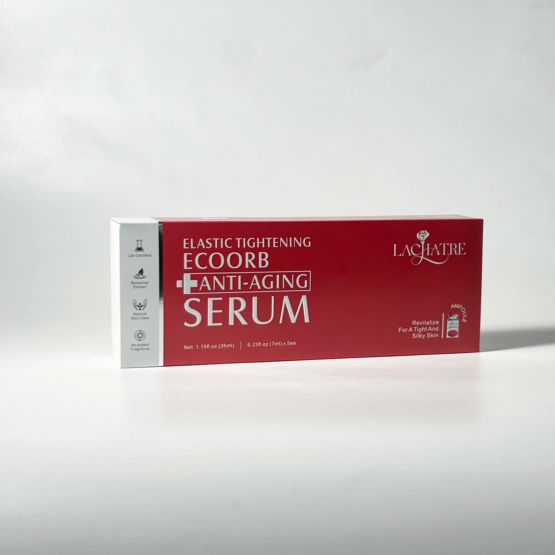 LACHATRE BEAUTY: Red Elastic Tightening Ecoorb Anti-Aging Serum with Hydrolyzed Collagen & Retinol & Multi Peptides for Tight & Silky Skin Firm Skin Tightening Skin Fine Lines Elasticity Face Lifting Skin Repair Anti-Wrinkle Anti-Oxidation Summervibes