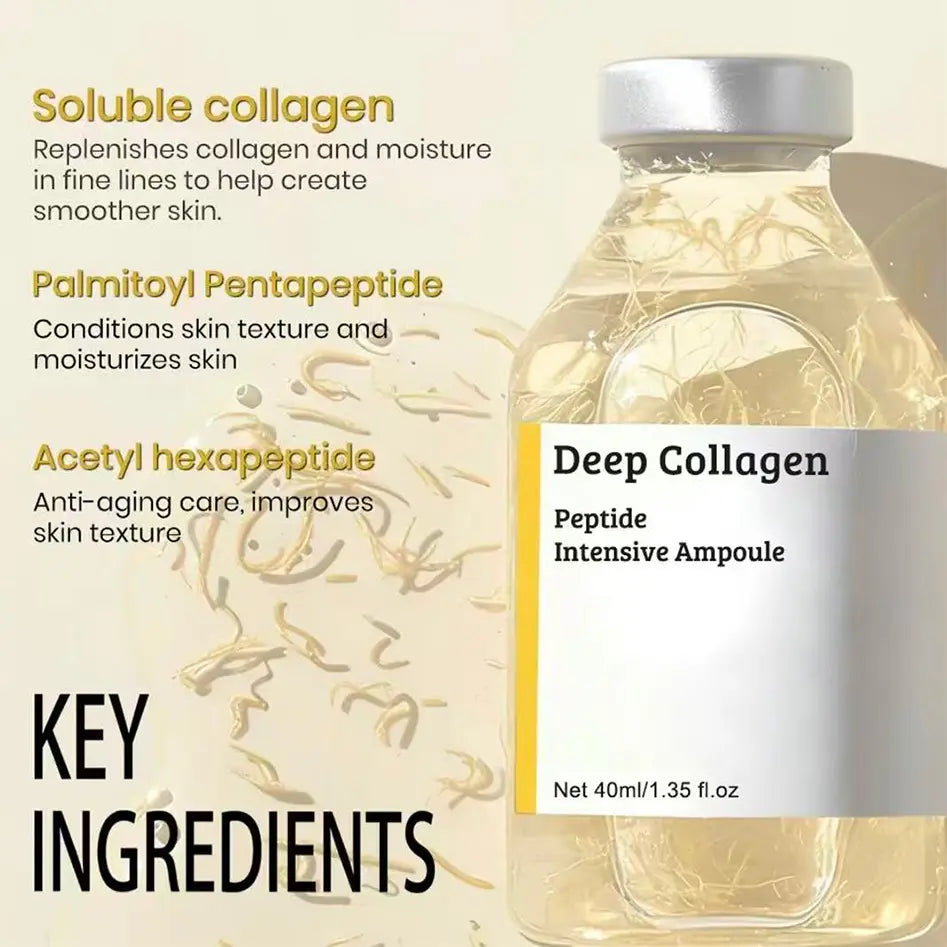 2Bottles Peptide Silk Lifting Ampoule for Face - Deep Collagen Anti-Aging Serum - Wrinkle Care & Plumping At-Home Face Lift Skincare (40Ml) Mother'S Day Gift
