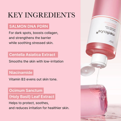 [Medicube] Pink Glass Glow Routine SetㅣK-Beauty Viral Glass Glow Device, PDRN Pink Peptide Toner, PDRN Pink Peptide Serum, Collagen Repair