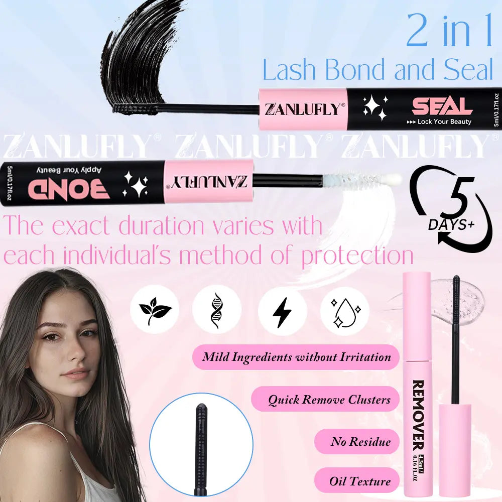 Volume Anime Lash Clusters Kit Zanlufly 120D Full Lashes Wet Wispy Look Cluster Lashes Pre-Made Spike Lash Extension Kit Lash Twezzer Lash Bond and Seal Lash Remover Tiktokshopblackfriday