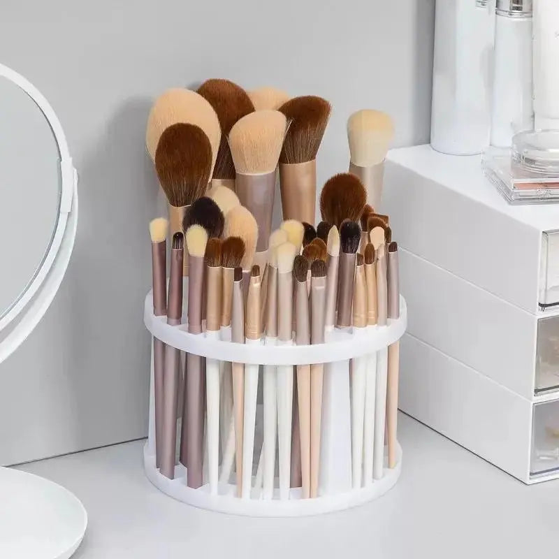 Makeup Brush Storage Rack, Multi-Grid Makeup Brush Holder, Desktop Makeup Tool Organizer, Makeup Organizer Box, Makeup Cosmetic Organizer, Beauty Organizer