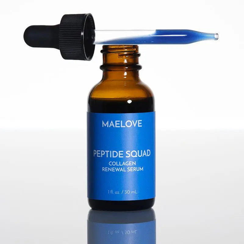 Peptide Squad Multi-Peptide Serum, Boosts Collagen Production, Reduces Fine Lines and Wrinkles, Firms Skin
