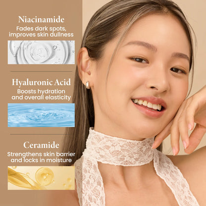 AXIS-Y the Complete Glass Skin Glow Set - Artichoke Intensive Skin Barrier Ampoule + Spot the Difference Blemish Spot Treatment + Vegan Collagen Eye Serum + Dark Spot Correcting Toner & Cream Vegan Korean Skin Care Bundle