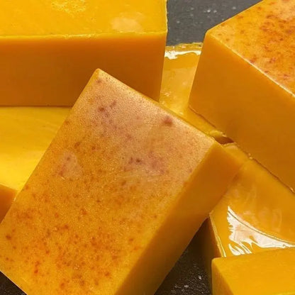 AGICEA Lemon Turmeric & Kojic Acid Brightening Soap Dark Spot Remover Cleansing Bar for Hyperpigmentation Acne Care Gentle Daily Use Soap Coconut Tea Tree，Summervibes