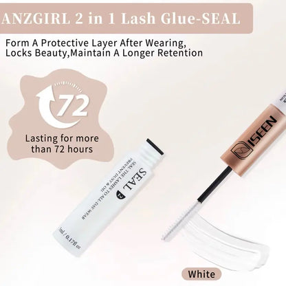 ISEEN Fairy Spikes Cluster Lash Kit with Natural Soft Easy to Apply Curl Lasting Eyelashes for Beautiful Look