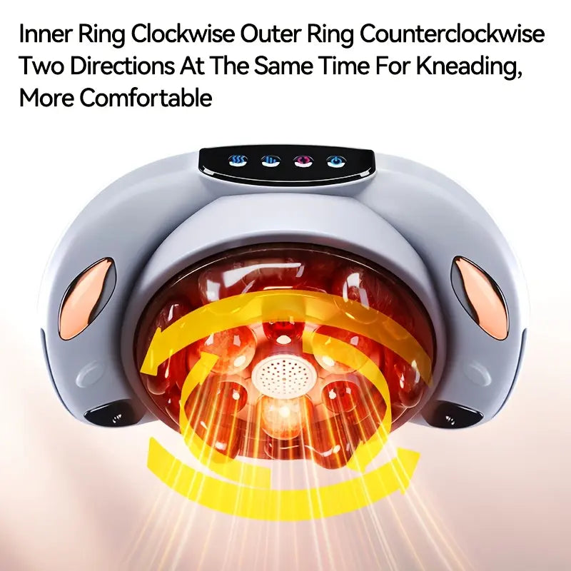 Automatic Abdominal Massager, Heated Needle Stone Abdominal Massager, Electric Massage Machine for Flat Abdomen, Waist and Abdomen Pian,Aid Digestion. Therapy Adjustable Gift Relaxing