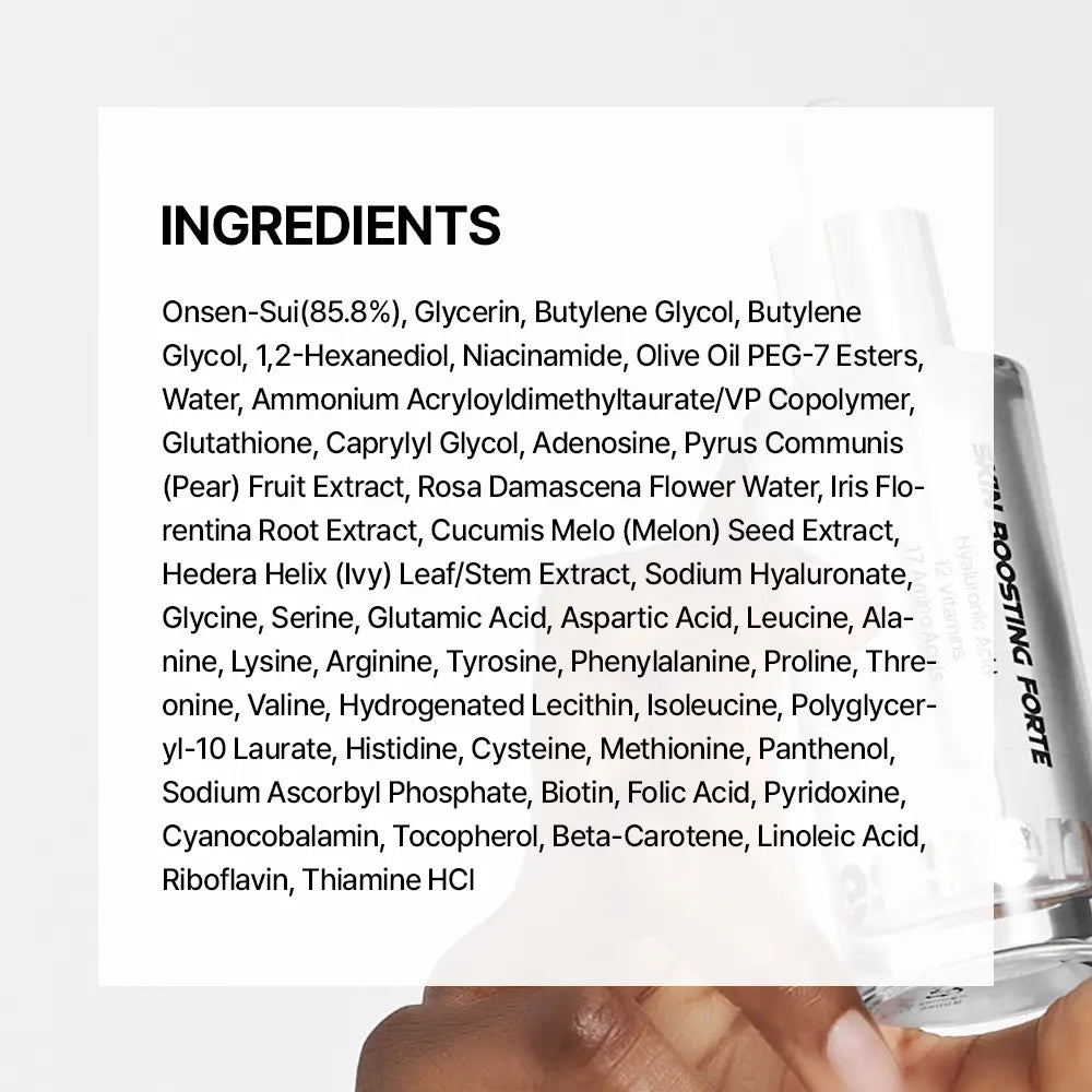 Essenciel Skin Boosting Forte Brightening Firming Face Serum | Hyaluronic Acid, Vitamin & Amino Acid Complex, Hydrating Plumping Radiance Boosting | for Firm Glass-Looking Skin, Cares for Look of Fine Lines & Dull Skin (50Ml)