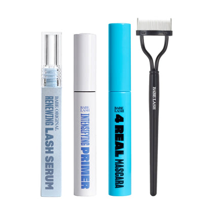 Limited Edition Lash Renewal Set, New Limited Edition Gentle Peptide Lash Enhancement, Babe Lash Gentle Eyelash Serum Set, Easy Application, Beauty Influencer Approved Starter Set