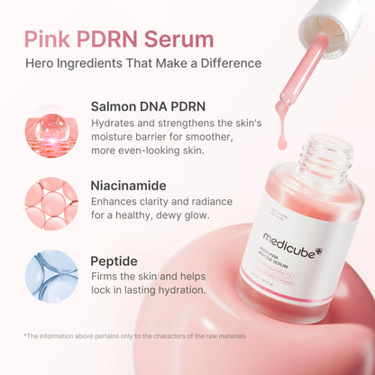 [Jeffree Star Approved] PDRN Wild Glow SetㅣK-Beauty Viral Glass Glow Device, PDRN Pink Peptide Serum, PDRN Capsule Cream, PDRN Gel Masks