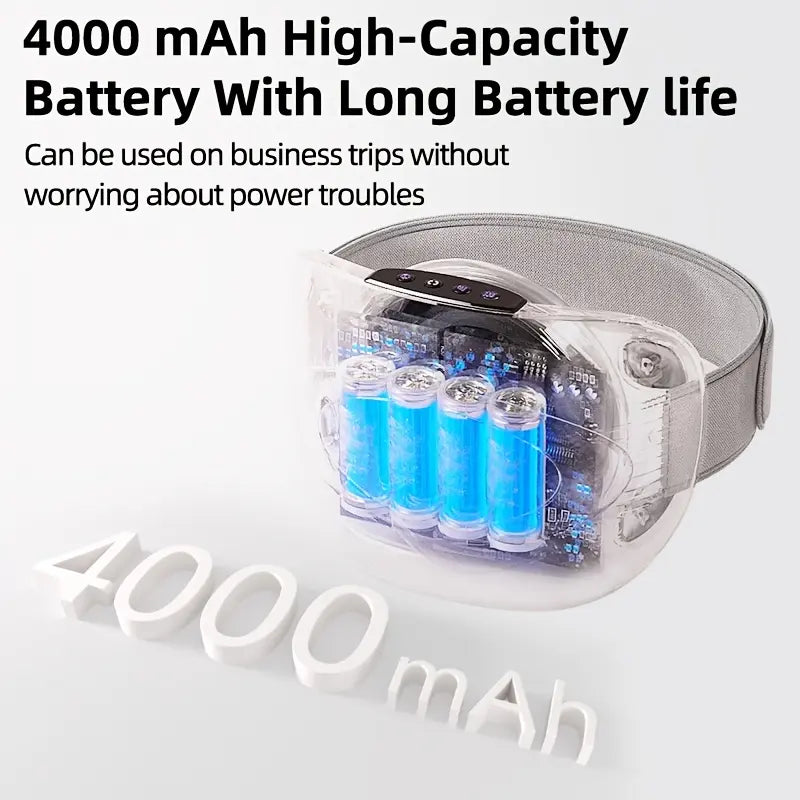 Automatic Abdominal Massager, Heated Needle Stone Abdominal Massager, Electric Massage Machine for Flat Abdomen, Waist and Abdomen Pian,Aid Digestion. Therapy Adjustable Gift Relaxing