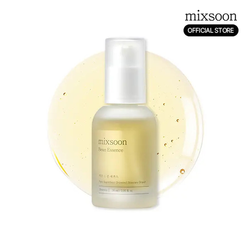 [Mixsoon Official Shop] Bean Essence 1.01 Fl.Oz / 30Ml — Exfoliating Hydrating Korean Skin Care Glass Skin Hyaluronic Acid Serum